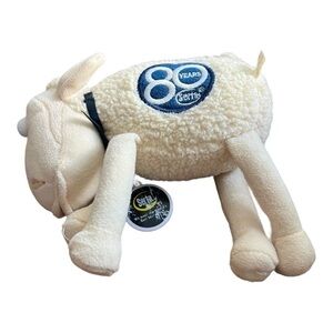 Serta Mattress 80th Anniversary Sheep Plush Advertising Cream 7”‎ stuffed animal